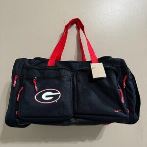 Nike Georgia Bulldogs UGA Football Basketball Team Issue PE Travel Duffel Bag